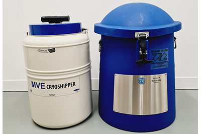 MVE CryoShipper 8.5升容器,，帶ShipsLog 3溫度，帶數(shù)據(jù)記錄器